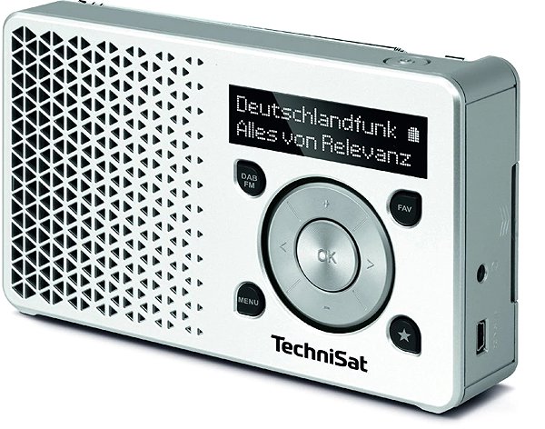 Rádió TechniSat Digitradio 1, white/silver ...