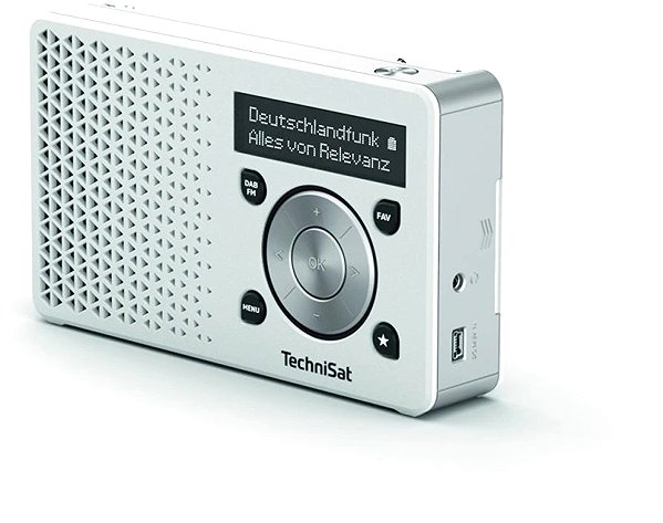 Rádió TechniSat Digitradio 1, white/silver ...