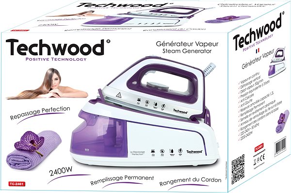 Steamer Techwood TC-2461 Packaging/box