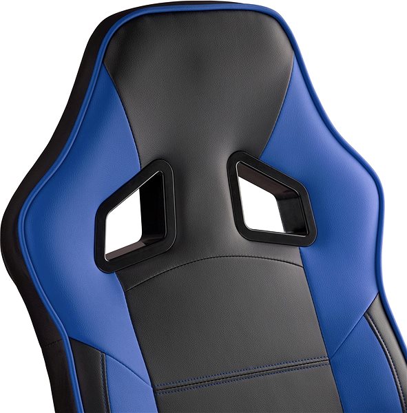 Office Armchair Tectake Senpai, black/blue Features/technology