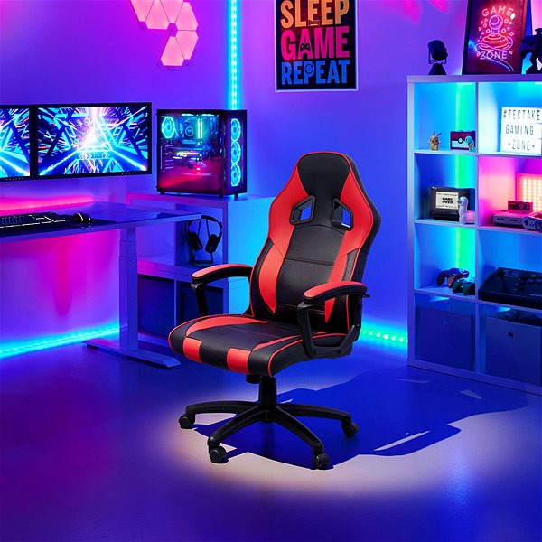 Office Armchair Tectake Senpai, black/red Lifestyle