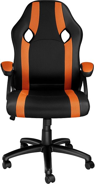 Office Armchair Tectake Goodman, black/orange ...