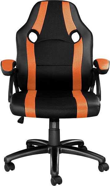 Office Armchair Tectake Benny, black/orange ...