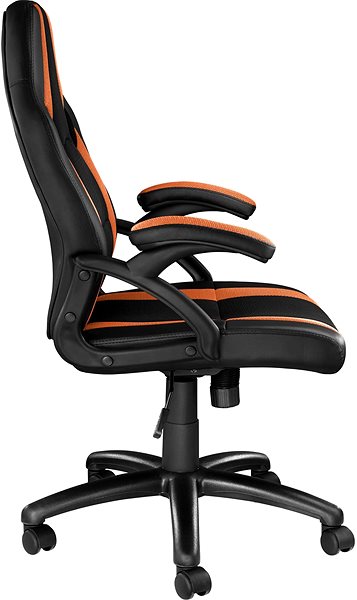 Office Armchair Tectake Benny, black/orange ...