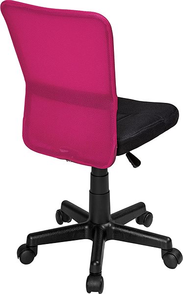 Office Chair Tectake Patrick, black/pink ...