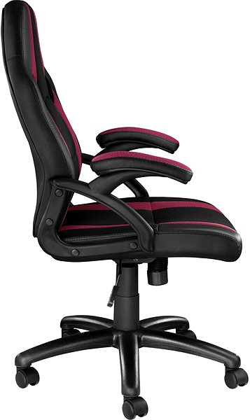 Office Armchair Tectake Benny, black/wine ...