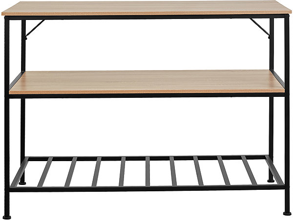 Shelving Unit TecTake Kitchen shelf Akeley, brown ...