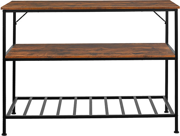 Shelving Unit TecTake Kitchen shelf Akeley, black ...