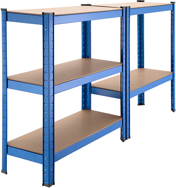 Shelving Unit TecTake Storage rack 5 levels, load capacity 350 kg ...
