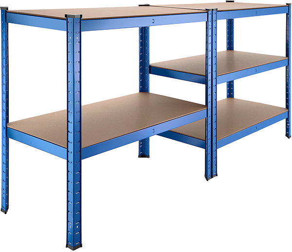 Shelving Unit TecTake Storage rack 5 levels, load capacity 1325 kg ...
