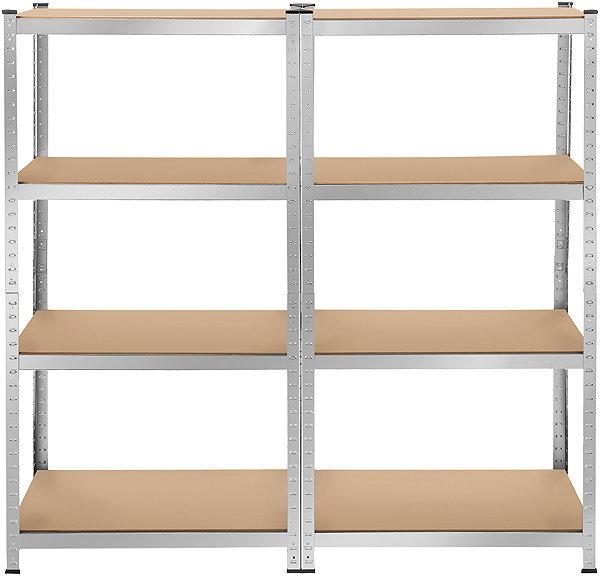 Shelving Unit TecTake Shelf, 2 × 4 shelves ...