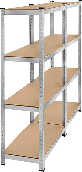 Shelving Unit TecTake Shelf, 2 × 4 shelves ...