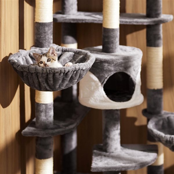 Cat Scratcher Cat scratching post Nelly 204 cm black/white ...