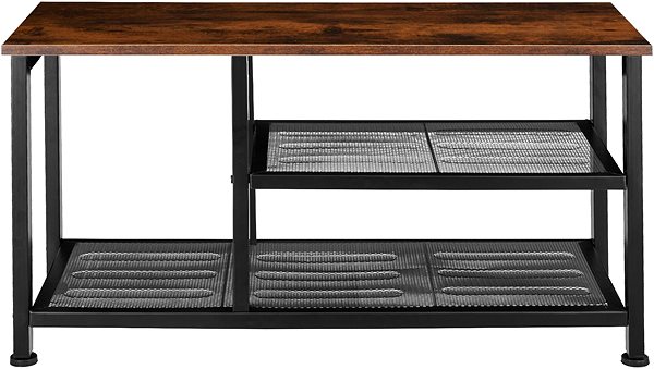 Shoe Rack Taunton 80 × 30 × 45,5 cm Industrial dark wood ...