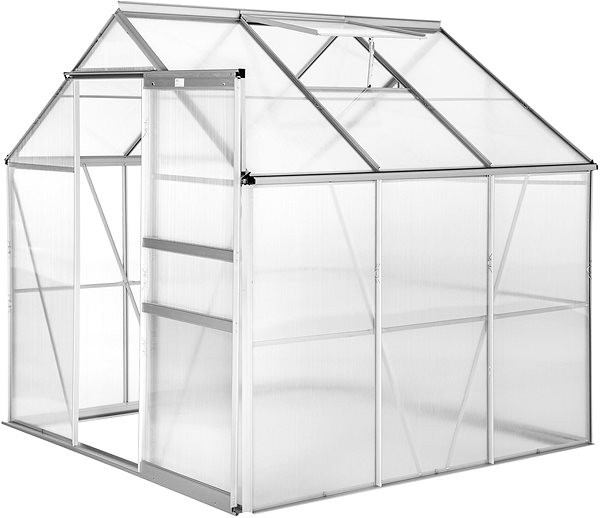 Skleník Polykarbonátový skleník bez základne 190 × 185 × 195 cm ...