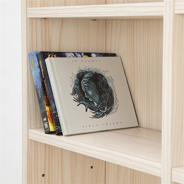 Shelving Unit Tectake Christel 180 × 102 × 23,5 cm - beech ...