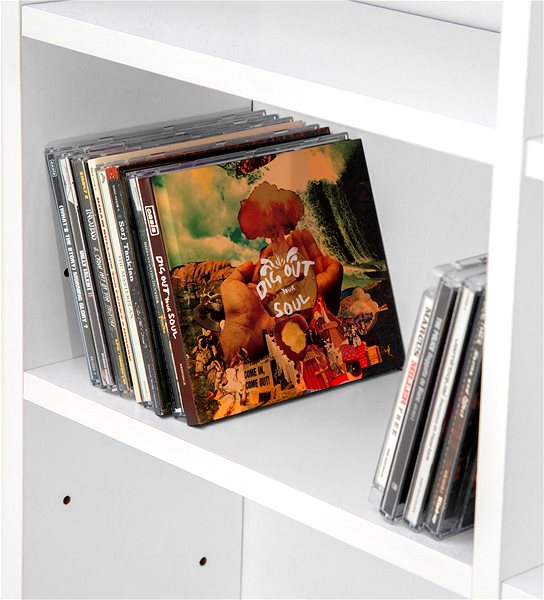 Shelving Unit Tectake Christel 180 × 102 × 23,5 cm - white ...