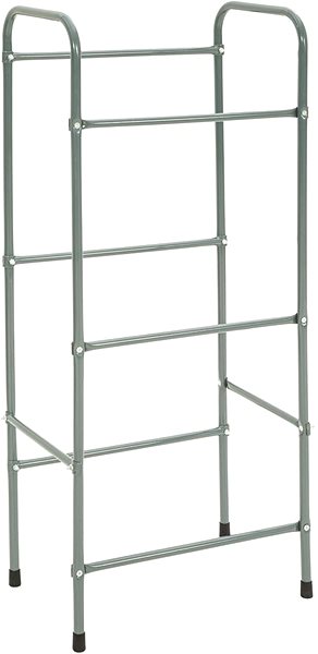 Shelving Unit Tectake Stand for 3 beer crates, grey ...