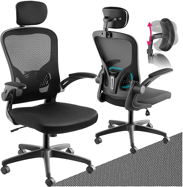 Office Chair TECTAKE Arges black ...