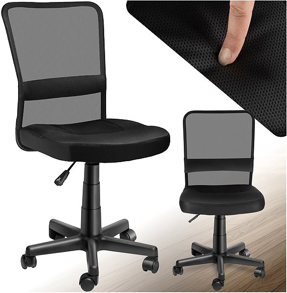 Office Chair TECTAKE Patrick black ...