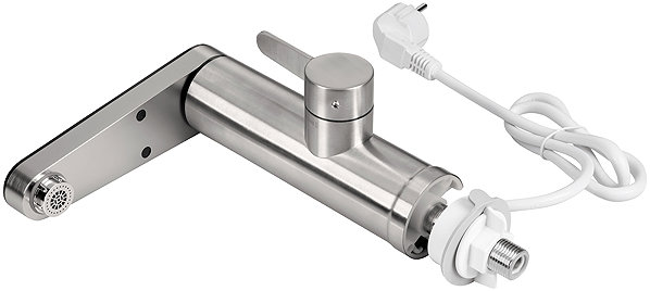 Teesa TSA4100 Tap with electric water heater 3500W, stainless steel.