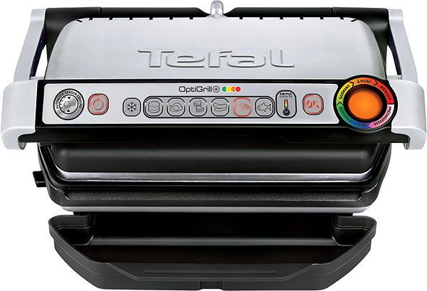 Electric Grill Tefal GC712D34 Optigrill + INOX EE + Tefal XA725870 Baking accessory for Optigrill + / Elite ...