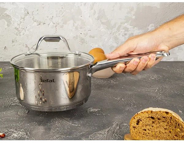Pot Tefal Casserole with lid 18cm Ultimum H8112344 ...