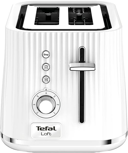 Wasserkocher Tefal KO250130 Loft weiß + Toaster Tefal TT761138 Loft 2S ...
