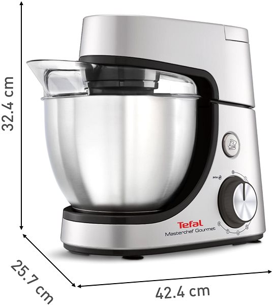 Food Mixer Tefal QB512D38 Masterchef Gourmet ...
