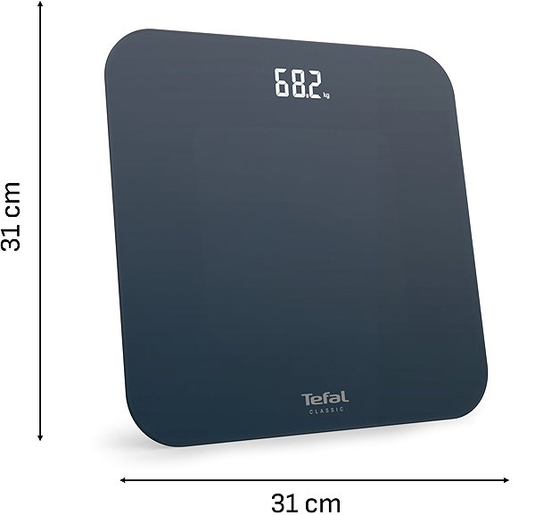 Bathroom Scale Tefal PP1906V0 Classic Dark Blue ...