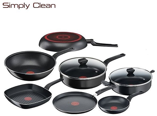 Pan Tefal Pancake Pan 25cm Simply Clean B5671053 ...