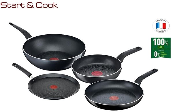 Pan Tefal Pan 26 cm Start&Cook C2720553 ...