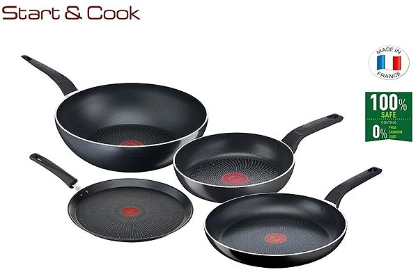 Wok Pan Tefal Start&Cook wok 28 cm C2721953 ...