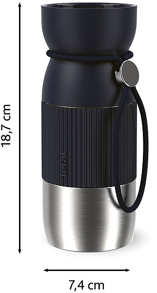 Thermal Mug Tefal N2191310 BeYou Mug 0,36 l black ...