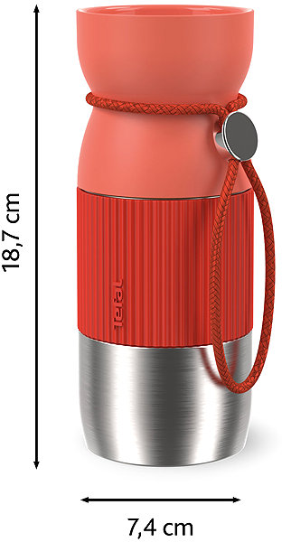 Thermal Mug Tefal N2191510 BeYou Mug 0,36 l orange ...
