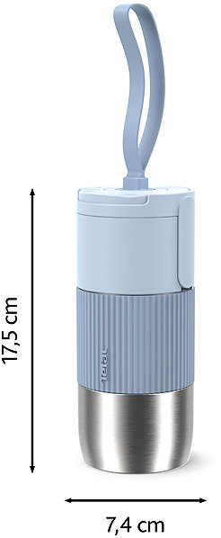 Thermal Mug Tefal N2190410 BeYou Flip 0,36 l blue ...