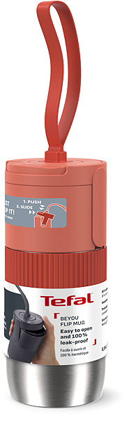 Thermal Mug Tefal N2190310 BeYou Flip 0,36 l orange ...
