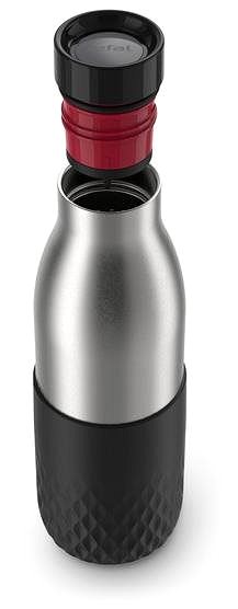 Thermoskanne Tefal Bludrop Sleeve N3110510 Thermosflasche 0,5 Liter - Edelstahl/Schwarz Mermale/Technologie