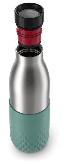 Thermoskanne Tefal Bludrop Sleeve N3110610 Thermosflasche 0,5 LIter - Edelstahl/Grün Mermale/Technologie