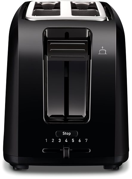 Toaster Tefal TT1A1830 2-Slot Black Seitlicher Anblick