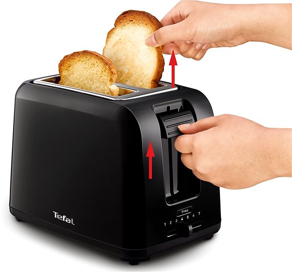Toaster Tefal TT1A1830 2-Slot Black Mermale/Technologie