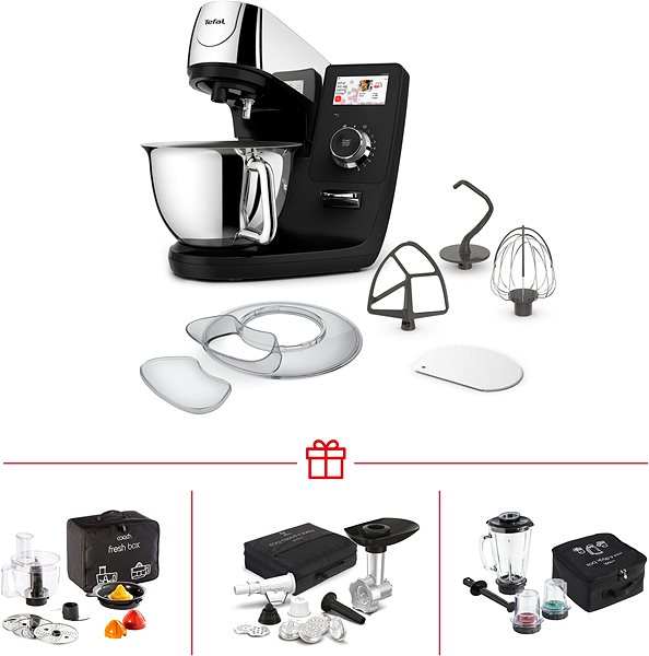 Food Mixer Tefal QB950D38 i-Coach Touch ...
