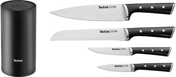 Sada nožov Tefal ICE FORCE Súprava nožov 4 ks + plastový blok K2325S75 ...