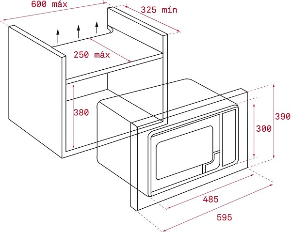 Microwave TEKA ML 820 BI BX Technical draft