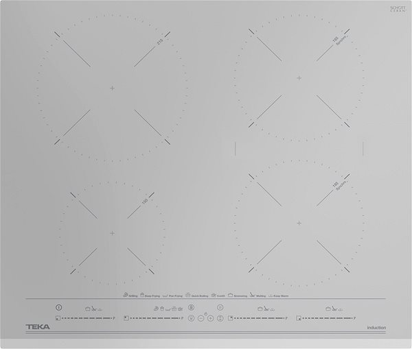 Oven & Cooktop Set TEKA HLB 8600 U-Steam Grey + TEKA IZC 64630 U-Steam Grey Screen