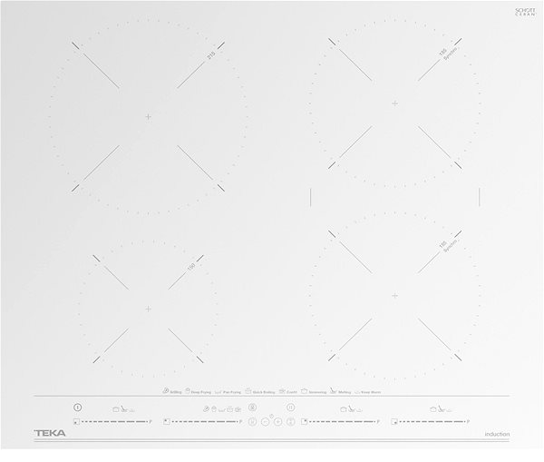 Oven & Cooktop Set TEKA HLB 840 White + TEKA IZC 64630 U-White Screen
