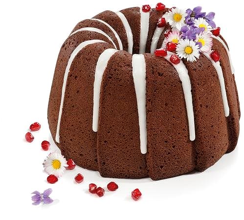Baking Mould TESCOMA Bundt Cake Pan DELÍCIA SiliconPRIME ¤ 23cm, Wedges Lifestyle