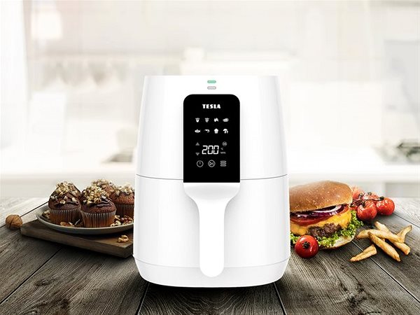 Friteuse TESLA AirCook Q30 - weiß Lifestyle
