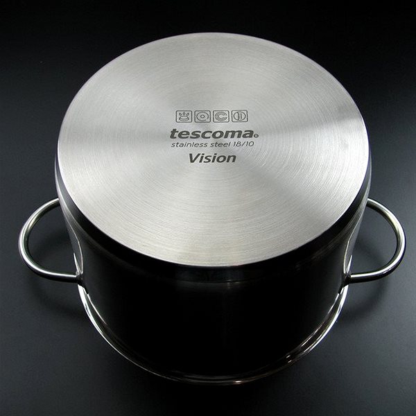 Pot TESCOMA VISION with Lid, 16cm, 1.5l Bottom side
