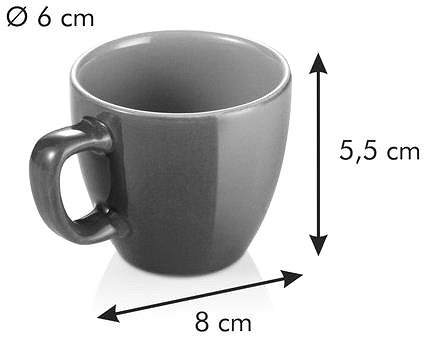 Šálek Tescoma Šálek na espresso CREMA SHINE, modrý ...
